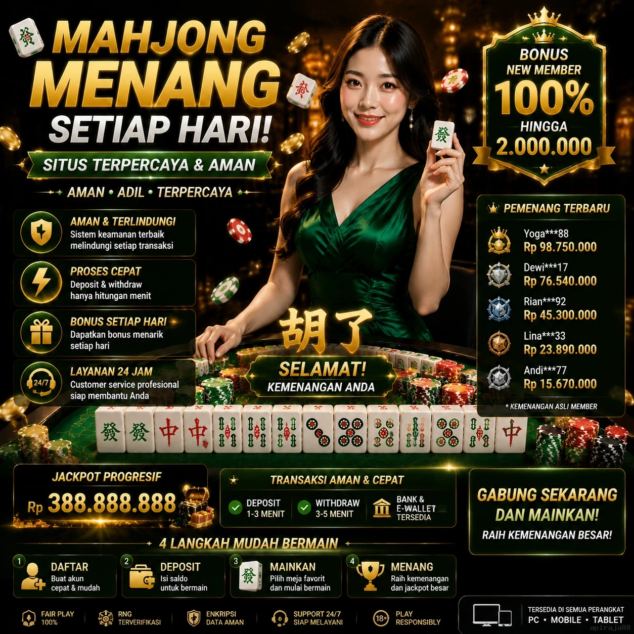 Layanan Pelanggan apiraja88